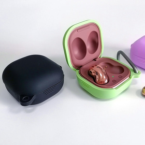 เคสซิลิโคนสำหรับ Samsung Galaxy Buds Live ป้องกันการสูญหาย พร้อมห่วงคาราไบเนอร์ - Product Image 3