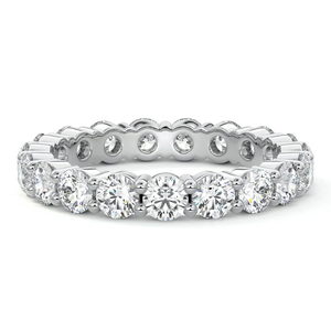 Nhẫn vàng 14K mạ vàng cao cấp đính đá Moissanite, nhẫn đính hôn vĩnh cửu - Trang sức cưới & đeo hàng ngày sang trọng, quà tặng lễ hội dành cho cả nam và nữ - Product Image 3