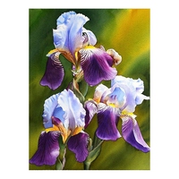 Peinture Diamant Ever Moment : Broderie Florale avec Strass en Résine pour Décoration Intérieure S2F2684