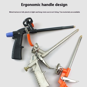 Pistolet à <span class=keywords><strong>colle</strong></span> industriel tout métal pour le bricolage avec source d'alimentation manuelle pour mastic <span class=keywords><strong>polyuréthane</strong></span> spécial facile à nettoyer - Product Image 2