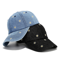 Nouvelle Casquette de Baseball Unisexe Vintage Oxford à 6 Panneaux avec Logo Brodé 3D Personnalisé, Réglable, en Denim Délavé, Style Décontracté et Sportif pour l'Extérieur