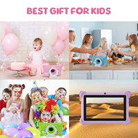Tablet Anak C Idea 7 Inci Layar IPS Android 12 Tablet Kamera Ganda 6GB+128GB Prosesor MTK 5000mAh 2.4G/5G Wi-Fi Edukasi Baru