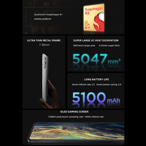 Lenovo Legion Y70 16 Go + 512 Go, appareil photo 50 MP, écran OLED 6,67'' 144 Hz, batterie 5100 mAh, NFC, Play Store, téléphone gaming 5G - Product Image 3