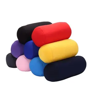 Foam Particle Filling Silk Pillow Back Neck Throw Pillow Cushion Massage Pillow Headrest