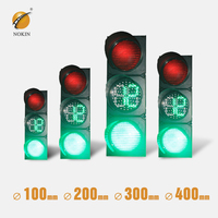 Feux de circulation intelligents Pule LED avec télécommande, 3 couleurs, feux de circulation avec numéro