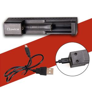 CLOWICSR 18650 <b>Battery</b> Charger <b>3.7V</b> 4.2V Desktop Fast Charging With Led Indicator Standard <b>Battery</b> Use - Product Image 1