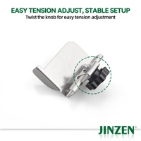 Nouvelle machine à coudre industrielle JINZEN de haute qualité avec tube de positionnement, machine surjeteuse en métal pour prévenir la déformation des bords des tissus