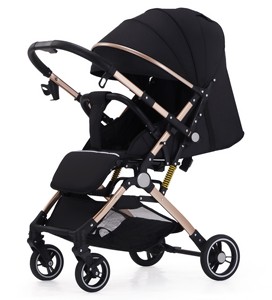Poussette de bébé compacte de luxe légère poussette pliable landau de voyage pour Bebes - Product Image 6