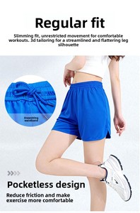 Celana Pendek Olahraga Wanita untuk Voli, Bulu Tangkis, Lari, Cepat Kering, 100% Poliester, Longgar, Musim Panas, Nama Tim Kustom - Product Image 5