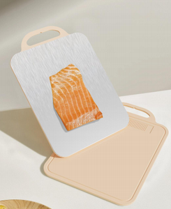 فولاذ مقاوم للصدأ للمطبخ ، معدن <span class=keywords><strong>2</strong></span> في 1 مع تقطيع عصير الأخدود - Product Image 3