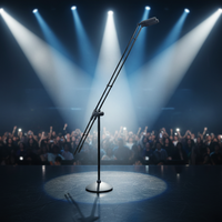 Microphone à condensateur professionnel M-6114 à double pôle, design sur pied en métal, connecteur XLR, filaire, suppression du bruit, pour chorale