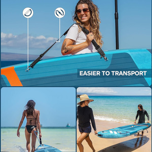 กระดานแพดเดิลบอร์ดแบบพกพาเป่าลม ยี่ห้อ Water Sports HOT WELDING SEAMS  เป็นมิตรกับสิ่งแวดล้อม พร้อมระบบครีบ 3 ชิ้น - Product Image 5