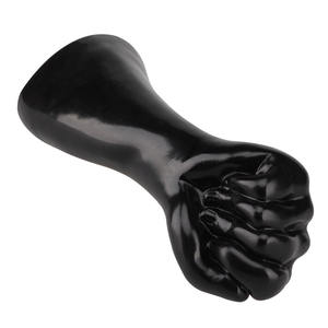 Dildo en silicone réaliste Black Fist avec ventouse mains libres, dildo anal géant pour hommes et femmes - Product Image 5