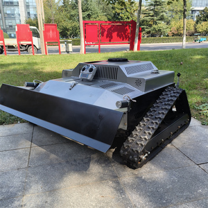 Cortacésped de arranque electromecánico de gasolina Loncin de 18 <span class=keywords><strong>HP</strong></span> que puede subir hasta 60 grados de pendiente cortacésped de control remoto sobre orugas - Product Image 5