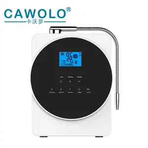 Cawolo-máquina de agua alcalina AL808C, 11 placas, comercial, con filtro de carbono