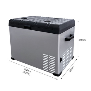 Portable Car <b>Refrigerator</b> 41-50L Compressor Cooling Plastic Outdoor Camping Fridge - Product Image 1