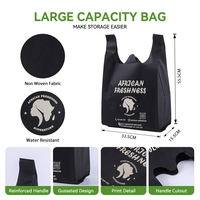 Sacs de courses non tissés légers, personnalisables avec logo, écologiques, recyclables, sacs publicitaires à porter à la main