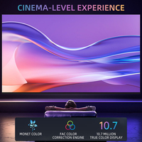 Projecteur laser DLP 4K pour X5, 1000'' 2450 CIVA, prise en charge 8K, stéréo HIFI, home cinéma portable, ALPD, Android, 3D