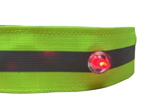 Cintura in vita a LED in poliestere per gilet da corsa sportiva con luce di sicurezza riflettente al Neon ad alta visibilità - Product Image 3