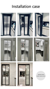 Puerta Plegable Moderna con Funciones Integradas <span class=keywords><strong>de</strong></span> Apertura Deslizante y Batiente, <span class=keywords><strong>Vidrio</strong></span> Templado, Especialmente Diseñada para Baños Pequeños - Product Image 6
