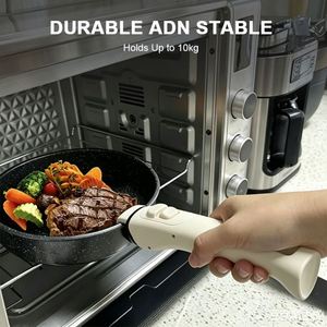 Ensemble d'ustensiles de cuisson antiadhésifs en plastique robuste Softel, plaque à steak en fonte, poignée de poêle amovible pour la cuisson - Product Image 4