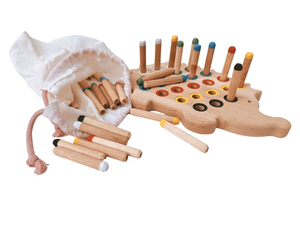 Juguete Montessori de anidación Montessori erizo juguete Montessori juguetes regalos de Navidad para niños - Product Image 3