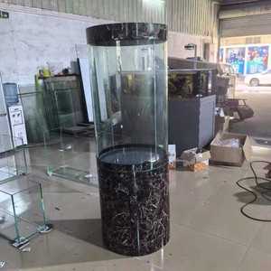 <span class=keywords><strong>Aquarium</strong></span> cylindrique en verre avec support, utilisation intérieure, capacité 500L-1000L, design moderne - Product Image 4