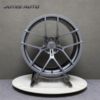 Jantes en alliage forgé personnalisées 1 pièce en satin gris léger à rayons en Y de 18, 19, 20, 21 pouces 5x112 5x114.3 5x120 pour BMW M3 M4 Audi RS5