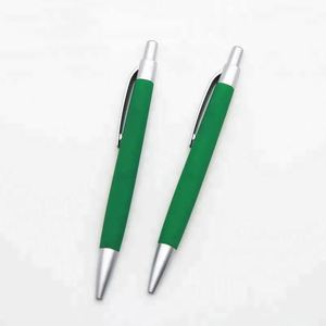 Stylo promotionnel de fournisseur professionnel, finition plastique caoutchoutée souple, impression couleur logo personnalisé, crayon en papier de bambou - Product Image 3
