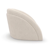 Chaise de mouvement de principes modernes d'Italie chaise longue en tissu Sherpa en peluche ultra-confortable pour meubles de loisirs d'appoint de salon