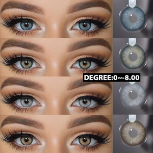 Lentes de Contacto Suaves Naturales de 3 Tonos Marrones al por Mayor Personalizadas, 38% de Contenido de Agua, Graduación para Miopía de 0.00 a -8.00 para Maquillaje Diario - Product Image 2