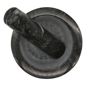 Ensemble <span class=keywords><strong>mortier</strong></span> et pilon en marbre naturel écologique de haute qualité pour herbes et épices, avec couvercle agitateur, emballé en boîte, vente en gros - Product Image 5