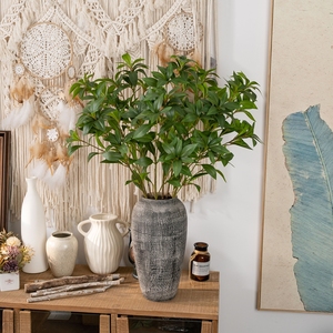 CL21300 Fleur Artificielle <span class=keywords><strong>Pieris</strong></span> <span class=keywords><strong>Japonica</strong></span> Branche Faux Tige Andromède Japonaise pour Mariage Maison Bureau Décoration de Jardin - Product Image 2