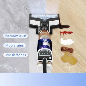Nettoyeur de <span class=keywords><strong>sol</strong></span> <span class=keywords><strong>professionnel</strong></span>, aspirateur et serpillière sans fil, moteur sans balais, forte aspiration, assistant vocal - Product Image 5