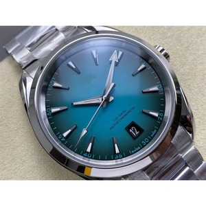 Montre mécanique de luxe de qualité supérieure, étanche, 38 mm, mouvement VS Factory 8800, 50 bars, bracelet en cristal de saphir turquoise - Product Image 1