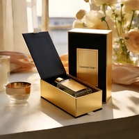 Emballage de produit personnalisé de luxe respectueux de l'environnement, boîte cadeau rigide à rabat magnétique avec insert en velours