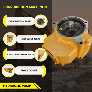 Bomba de engranajes hidráulica 7W‑0053 para piezas de repuesto de maquinaria de construcción CAT - Product Image 2