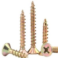 Tornillos para Madera de Cabeza Plana Phillips con Ranura Cruzada, Zincados, Clase 4.8 y 6.8, Estándar B18.6.1