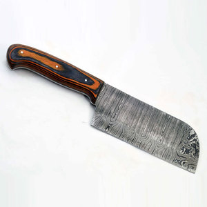 Juego de cuchillos de cocina de acero de Damasco personalizados, cuchillas hechas a mano de alto rendimiento con mango cómodo, cocina multiusos - Product Image 2