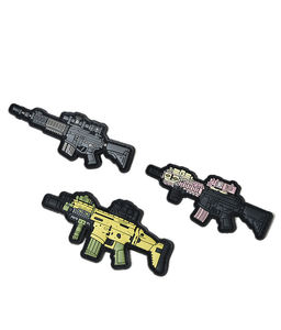 Parche Adhesivo 3D de PVC para Bolsa Táctica de Exterior, Logotipo de Goma, Parche Divertido con Ganchos, Insignia - Product Image 2