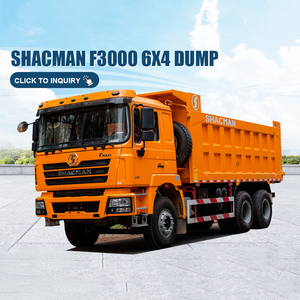 Shacman 6x4 F3000 Yellow 10T 12-Wheel Dump Truck New Condition Diesel Fuel Left Hand Drive Heavy Truck with Rear Camera 30t - Product Image 4