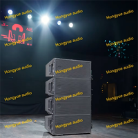 Sistem Audio Profesional Linear Array Kabinet Speaker Pasif Ganda 10 Inci untuk Pertunjukan Luar Ruangan