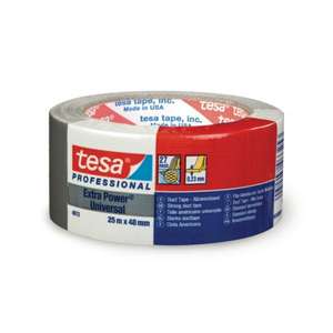 TESA - 04612-00000-00 Potencia Extra®Universal American Duct Tape-Plata-EAN 4042448264459 CINTAS ADHESIVAS CINTAS DE TELA - Product Image 1