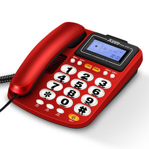 Téléphone <span class=keywords><strong>fixe</strong></span> filaire à double interface sans batterie pour personnes âgées avec écran Téléphone <span class=keywords><strong>fixe</strong></span> FICAN2101 - Product Image 1