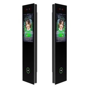 Contrôle d'accès pour ascenseur avec vision nocturne, audio unidirectionnel, réinitialisation, reconnaissance faciale et palmaire, écran tactile, lecteur RFID longue portée, empreinte digitale et QR - Product Image 5