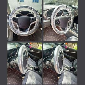 Fundas Transparentes Desechables para <span class=keywords><strong>Volante</strong></span>, Ajuste Universal, Accesorios Interiores para Auto, Aoma, Venta al Por Mayor - Product Image 4