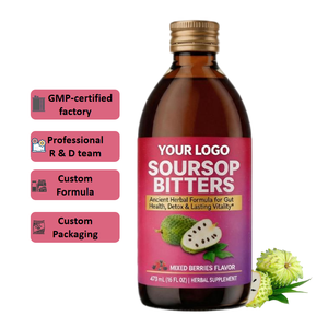 Liquide Oral OEM de Corossol Amer pour Adultes – Formule Détox la Plus Puissante, Soutien Immunitaire Naturel, Amélioration de la Digestion, Énergie Boostée, Végétalien, Sans OGM - Product Image 1