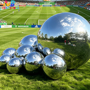 ลูกบอลมิเรอร์เป่าลม FIFA World Cup แบบมันวาว สะท้อนแสง สำหรับงานปาร์ตี้กีฬาและตกแต่งสนามหญ้ากลางแจ้ง - Product Image 1