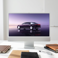 PC All in One 23.8" Hemat Biaya I5-12450H RAM LPDDR5 Komputer Desktop Harga Grosir AIO PC untuk Kantor & Sekolah