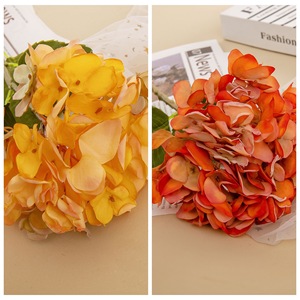 ดอกไฮเดรนเยียประดิษฐ์ CallaFloral ก้านเดี่ยว โพลีเอสเตอร์ สำหรับตกแต่งภายในงานแต่งงาน งานฝีมือ สีเหลือง ส้ม ชมพู ม่วง MW24833 - Product Image 3